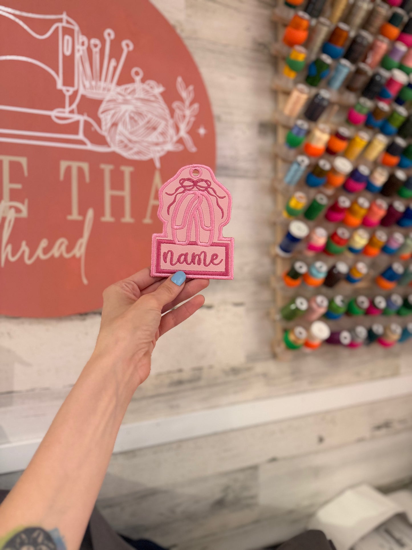 Custom Ballet Name Tag