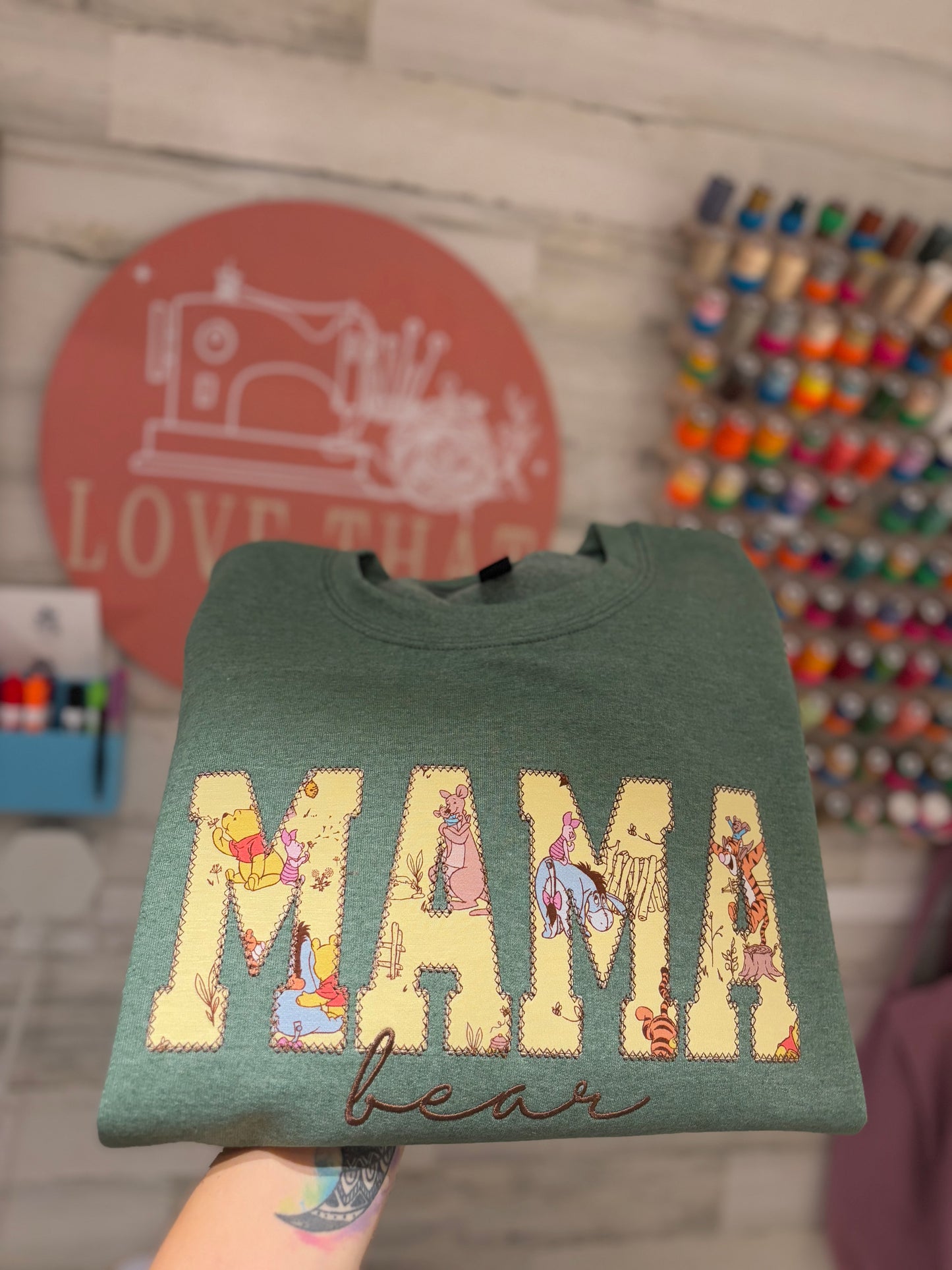 Mama Bear Little Sleepies Keepsake Gildan Sweatshirt