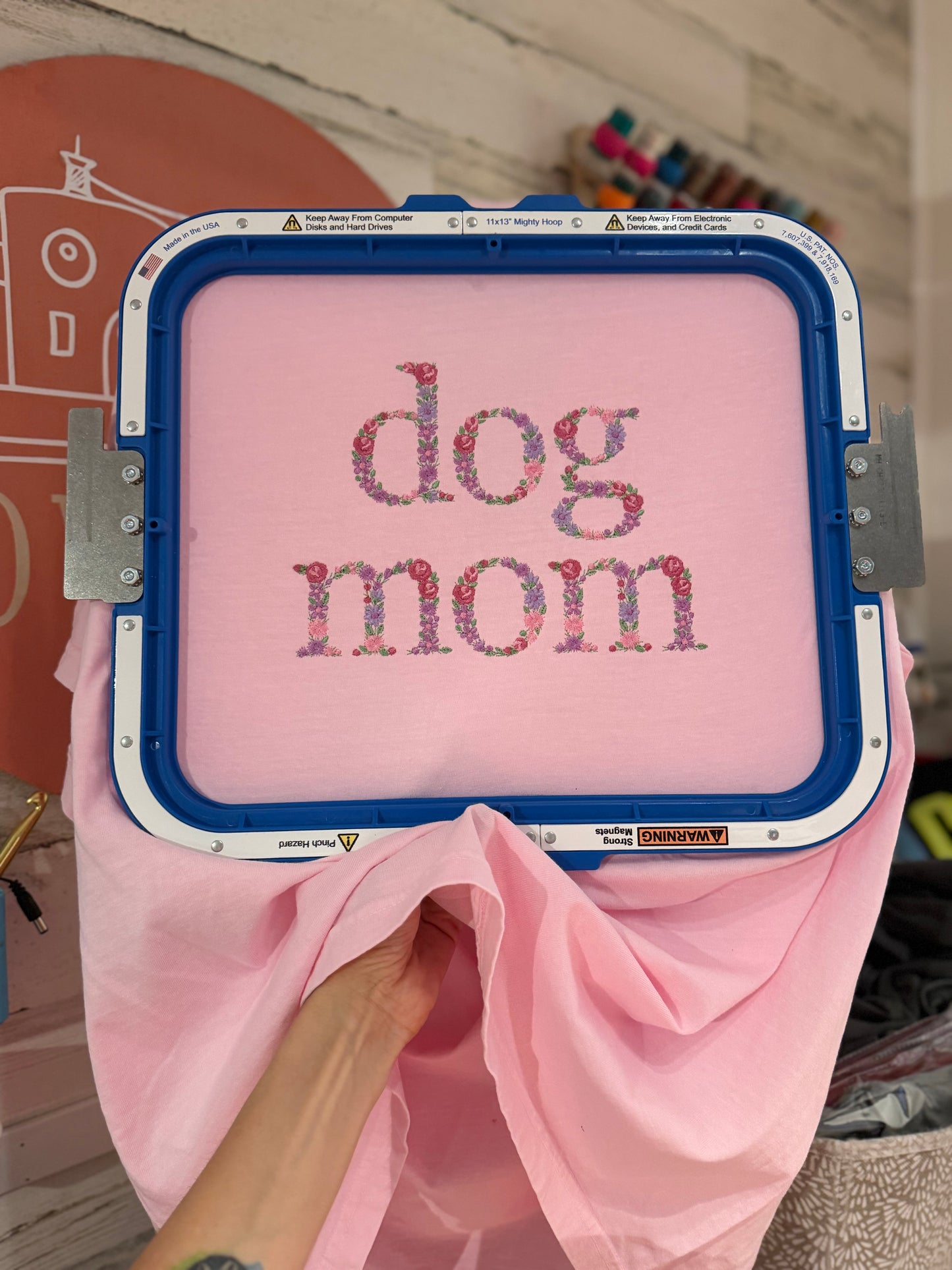 Floral Dog Mom