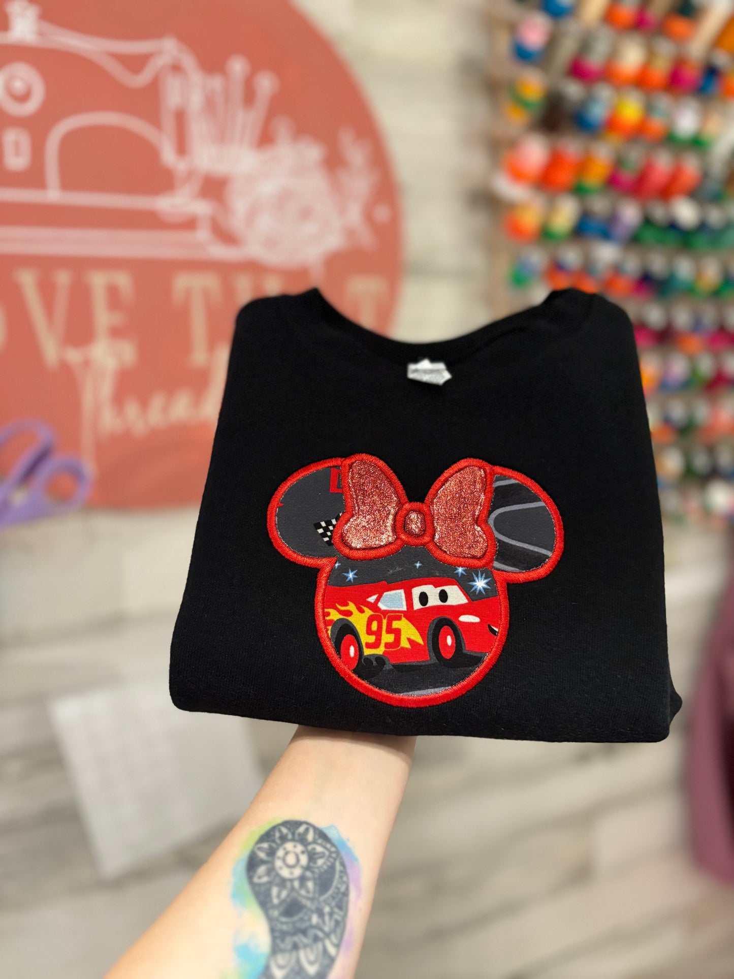 Minnie/Mickey Inspired Little Sleepies Toddler Sweatshirt