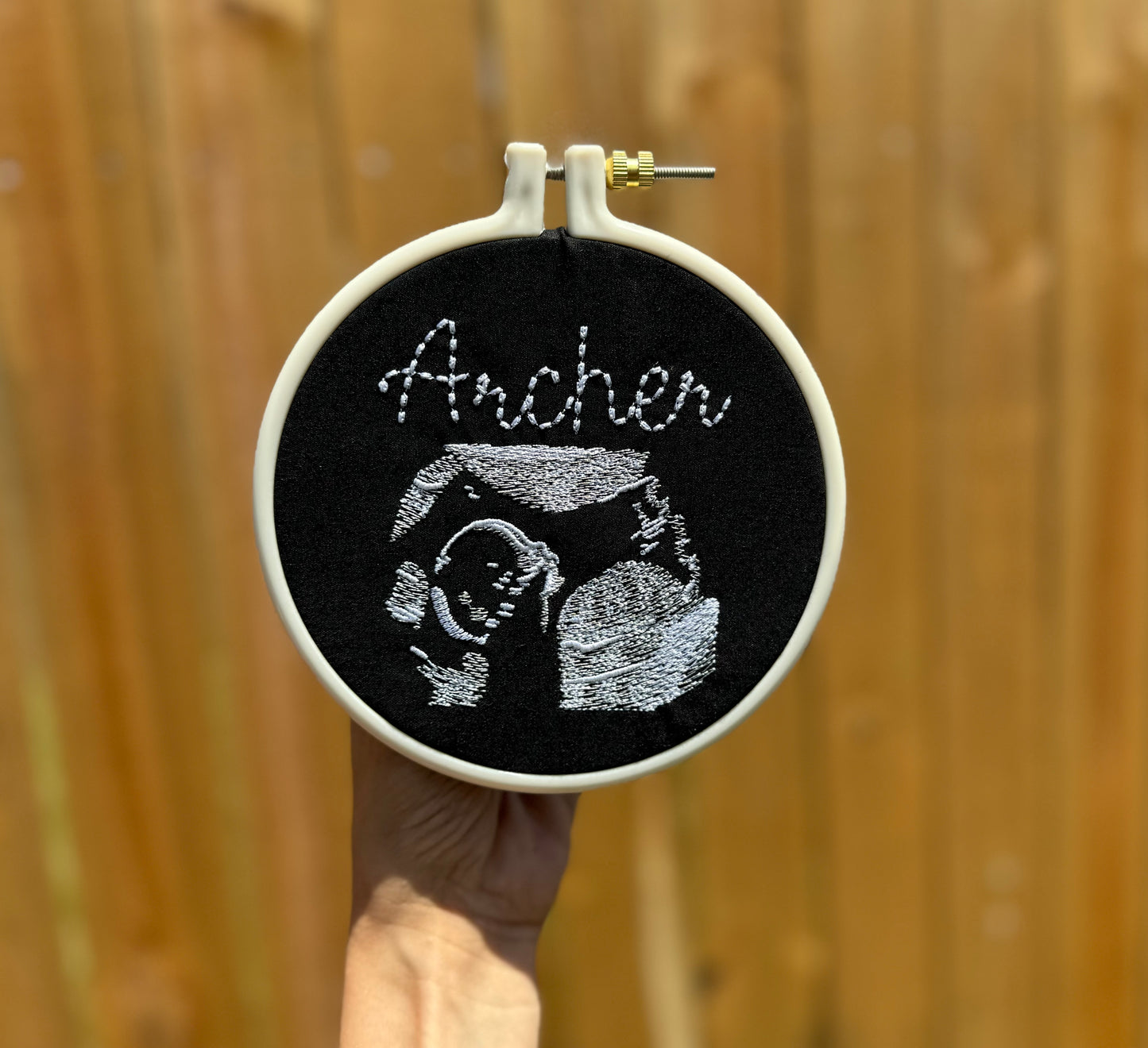 Custom Embroidered Ultrasound
