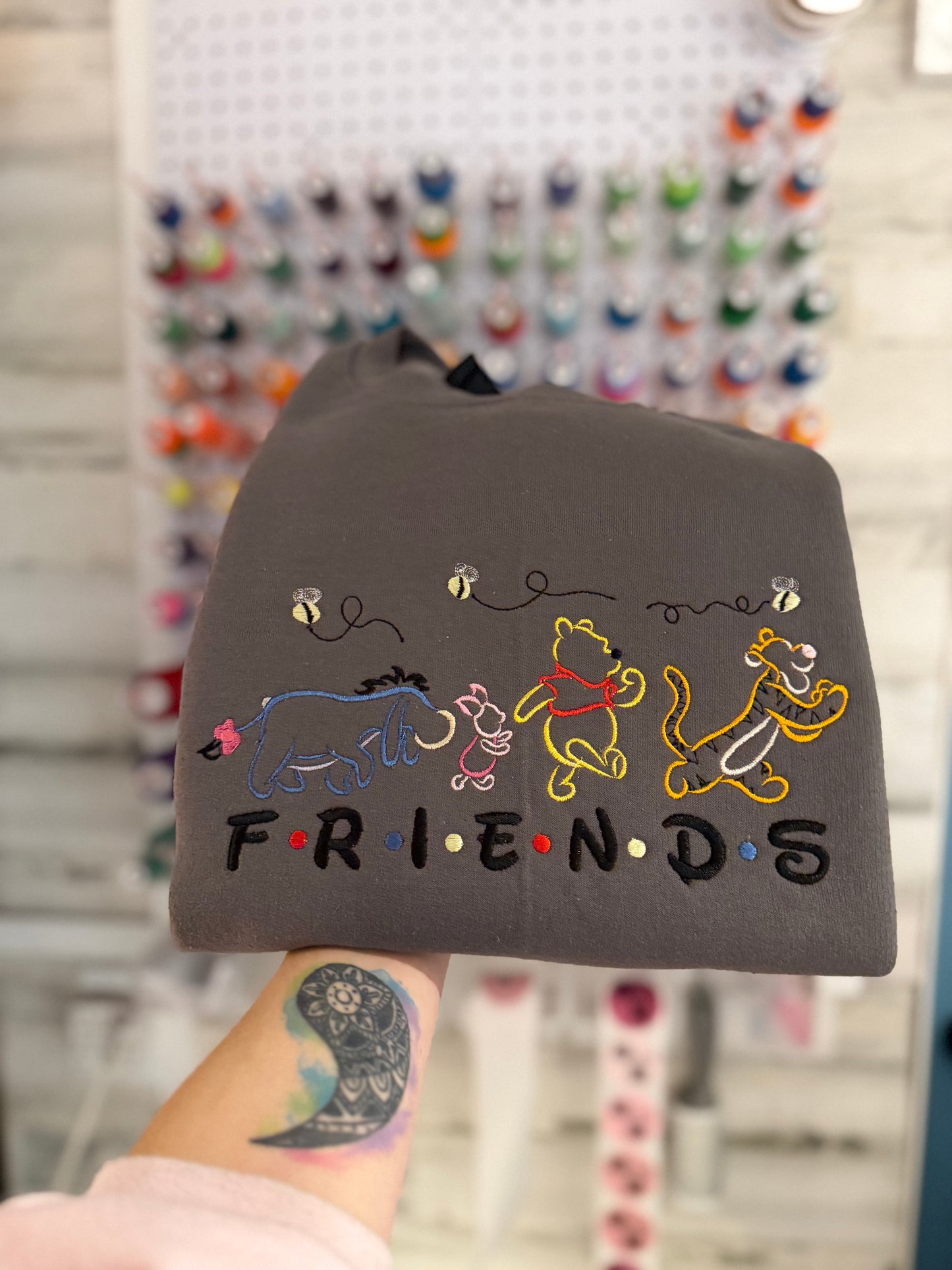 Pooh & Friends Outline — Full Chest