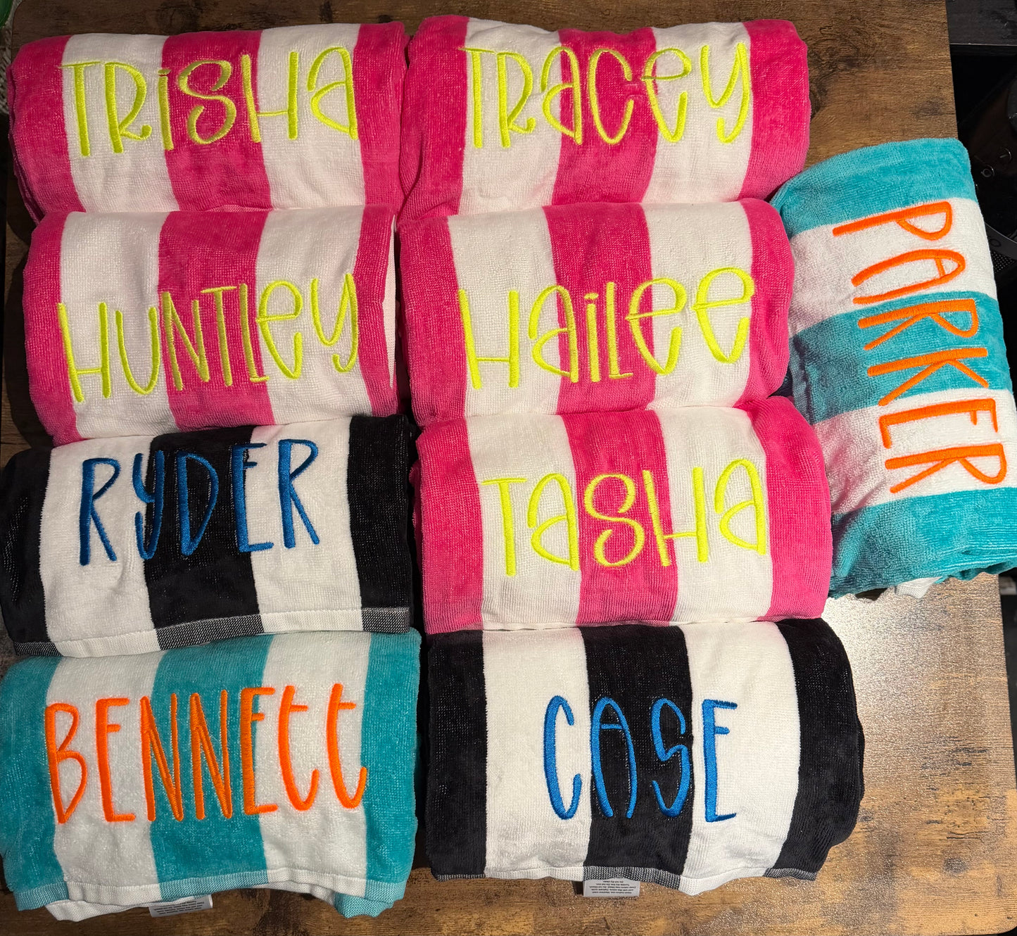 Personalized Beach Towels