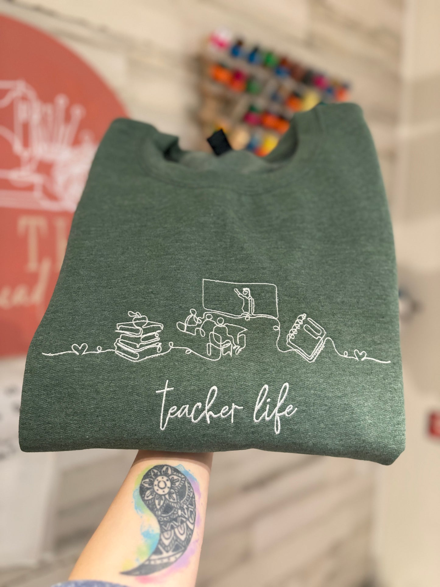 Teacher Life Line Design