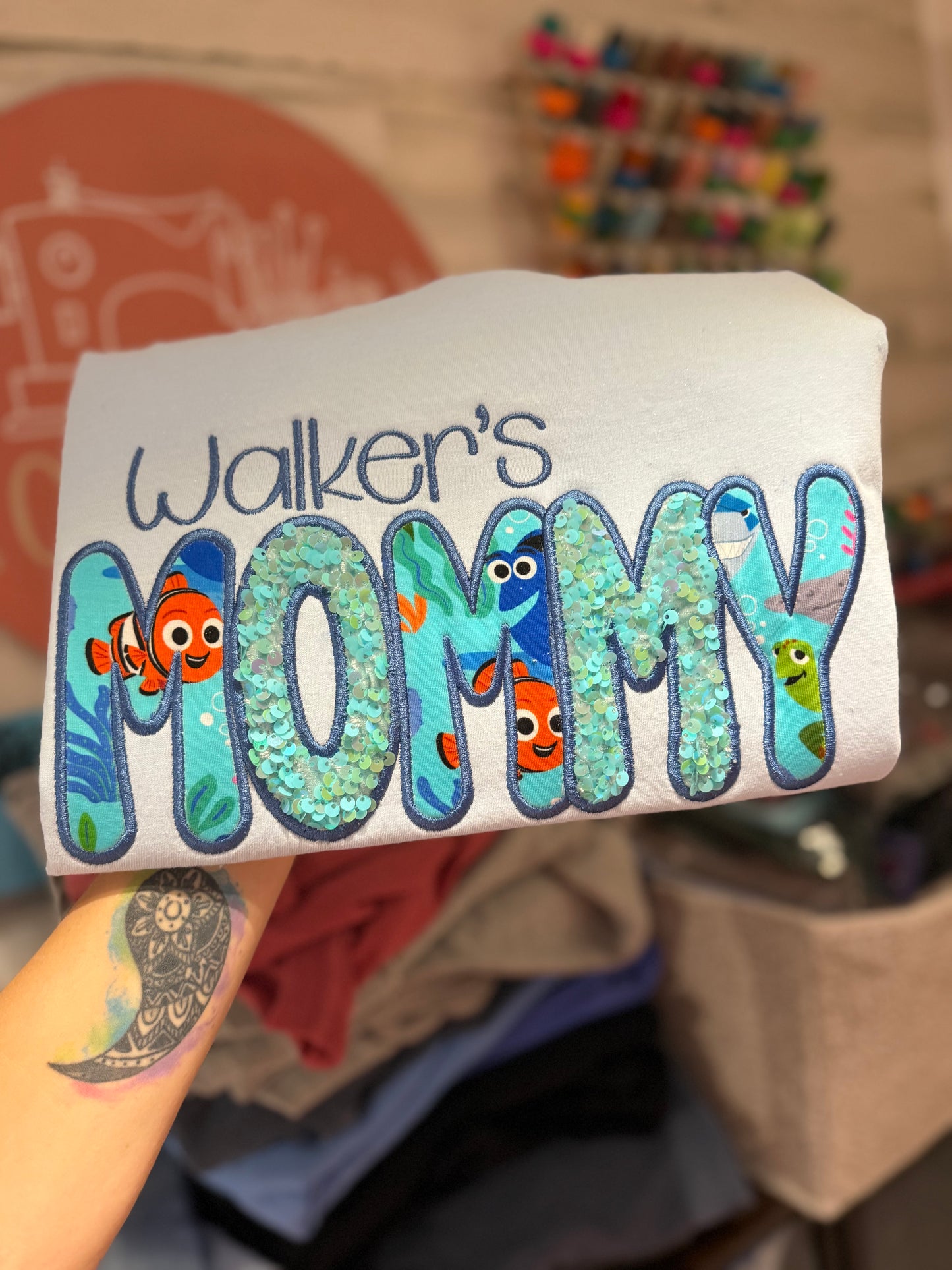 Nemo W/ Sequins (Custom Wording)