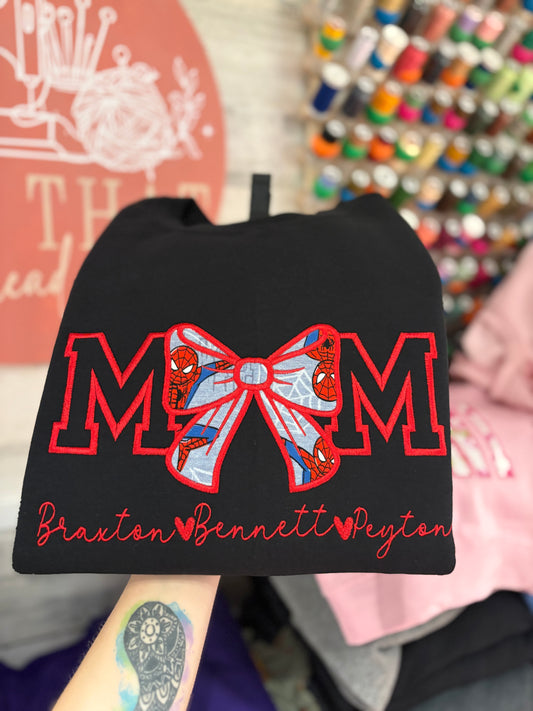 Mom with Bow Design