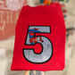 Youth Spiderman Birthday Number T-Shirt