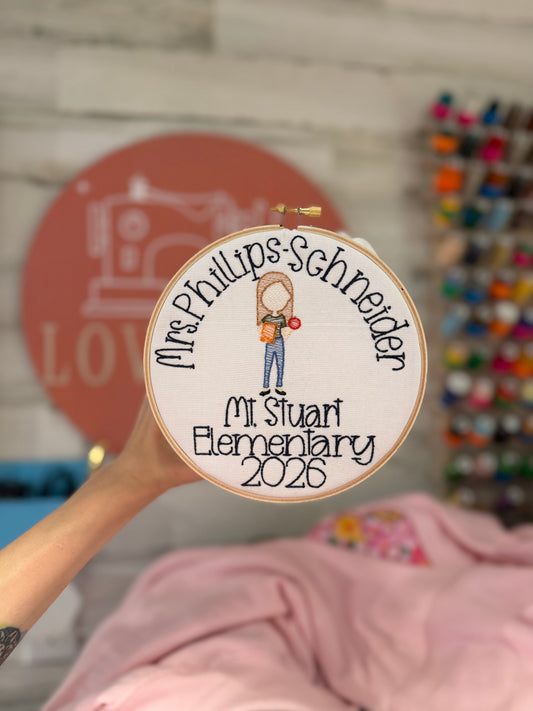Custom Teacher Decoration
