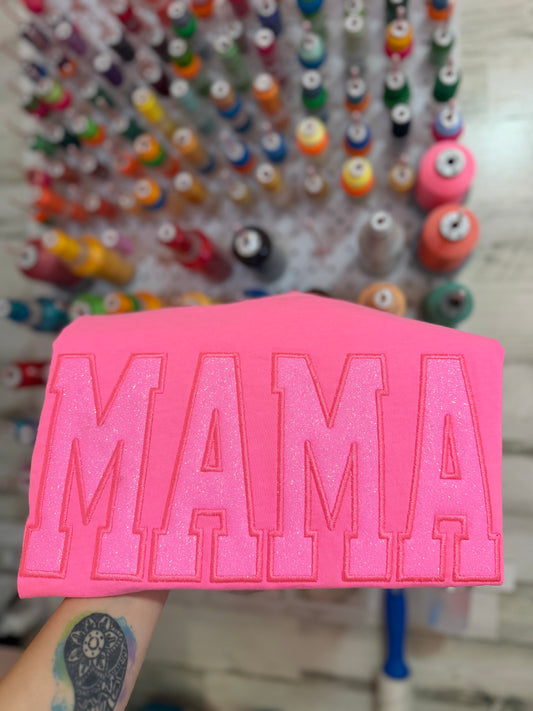 Neon Glitter T-Shirt (Custom Wording)