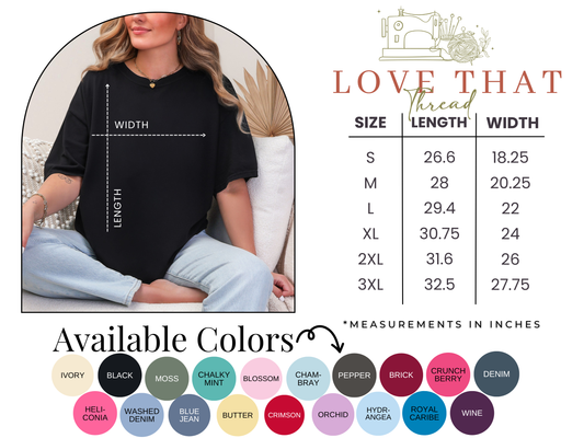 Mama Bear Heart Comfort Colors T-Shirt