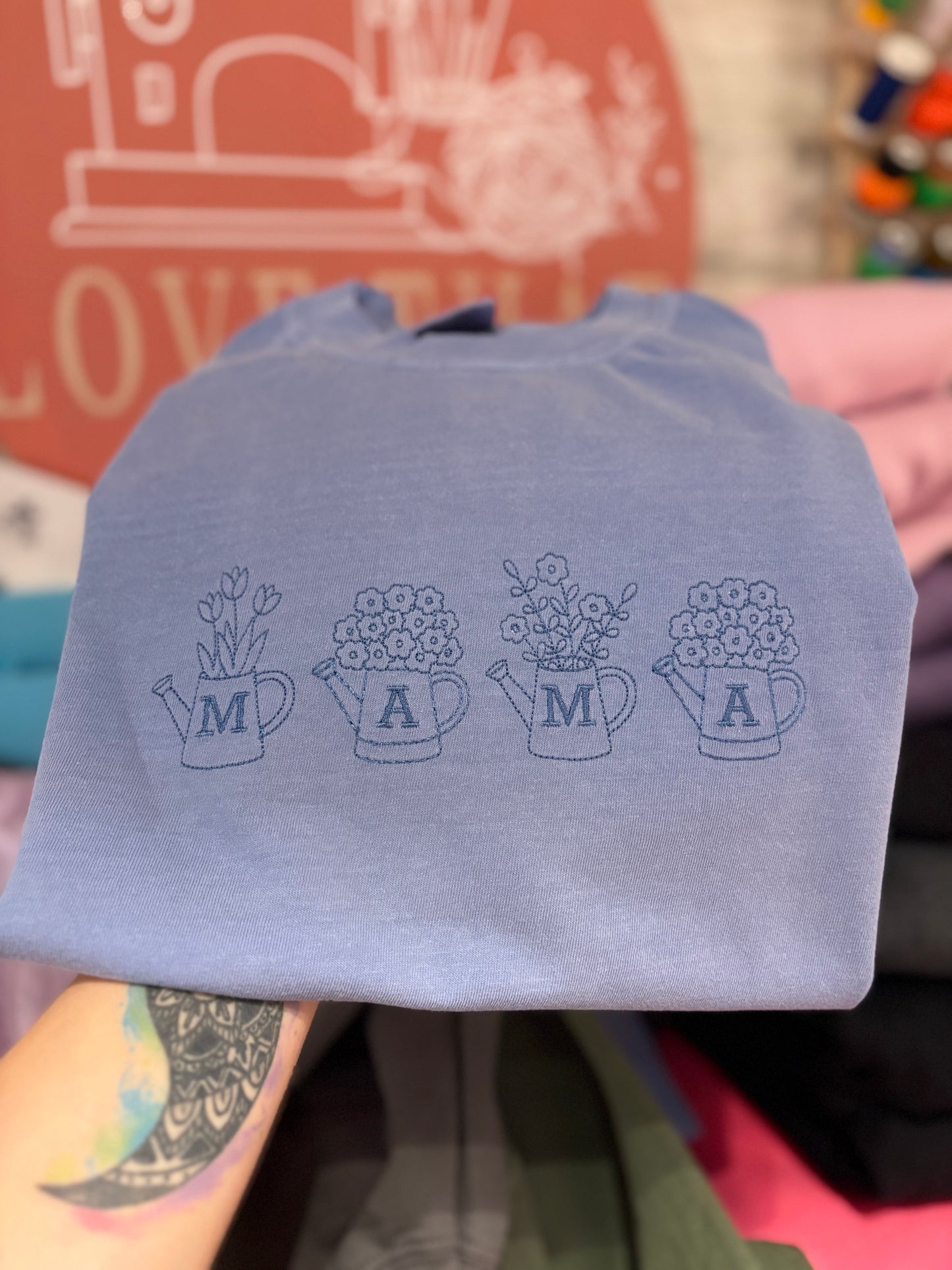 Personalized Watering Can/Flowers