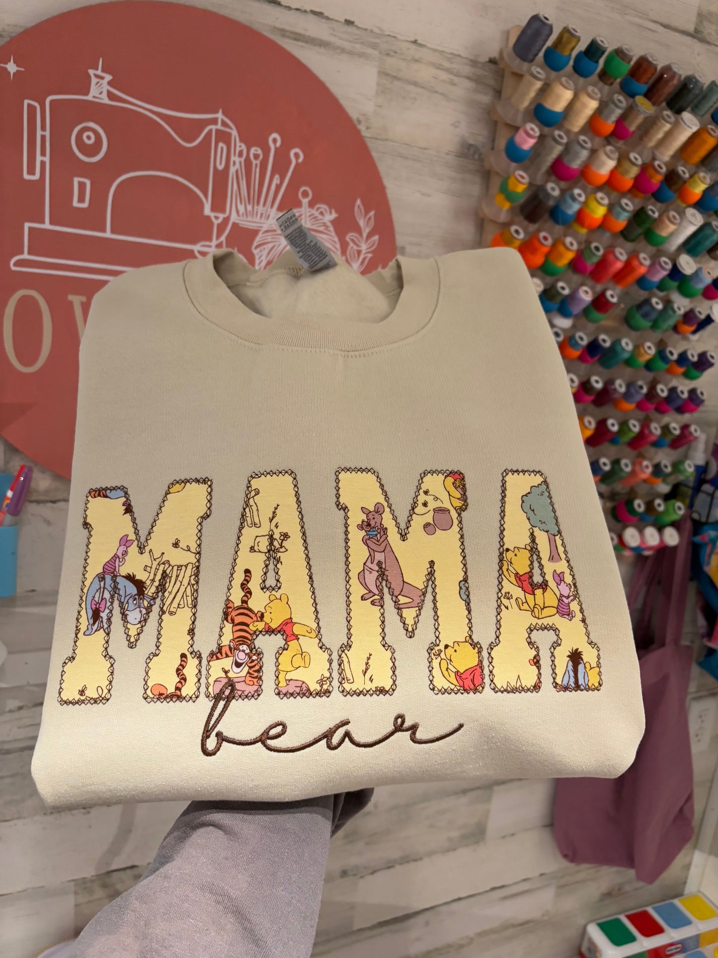 Mama Bear Little Sleepies Keepsake Gildan Sweatshirt
