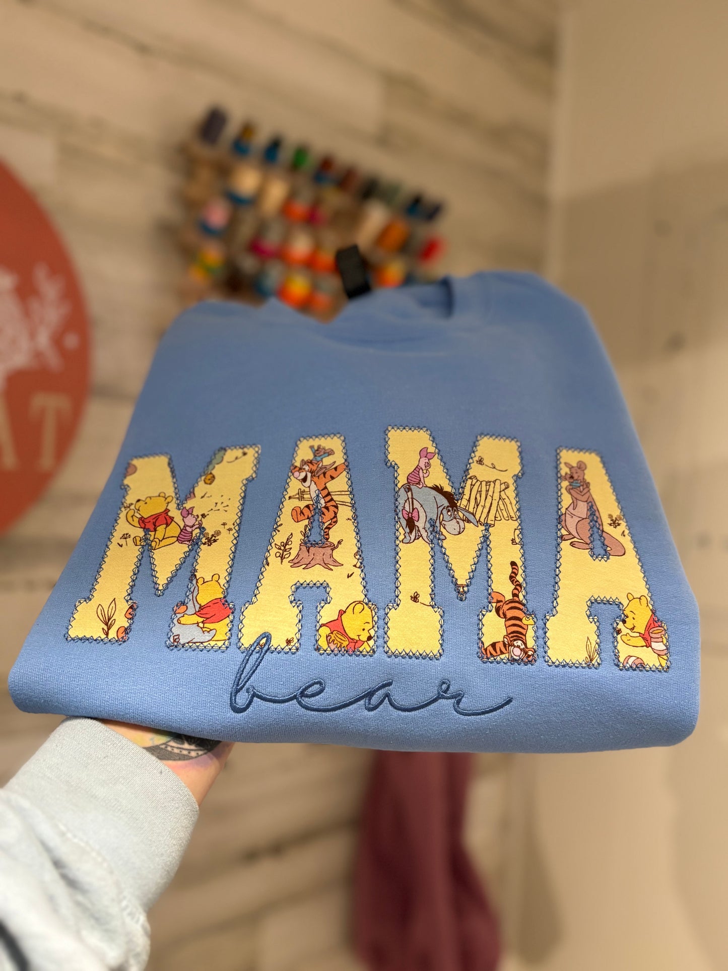 Mama Bear Little Sleepies Keepsake Gildan Sweatshirt