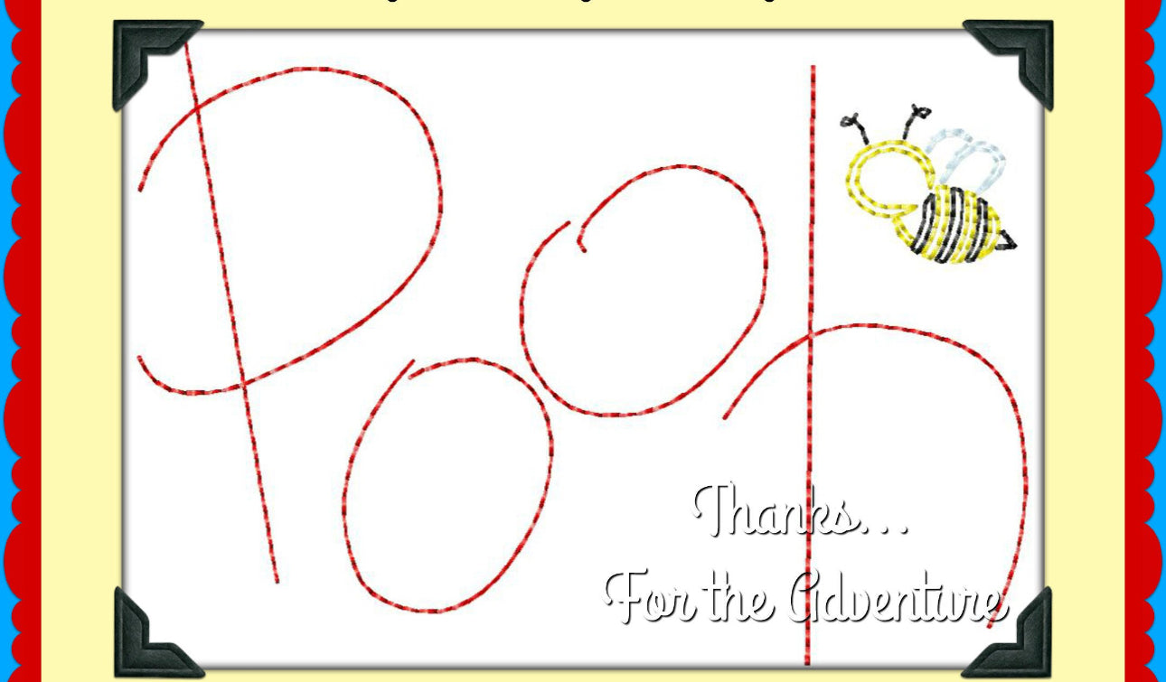 Toddler Autograph Stamp Design T-Shirt