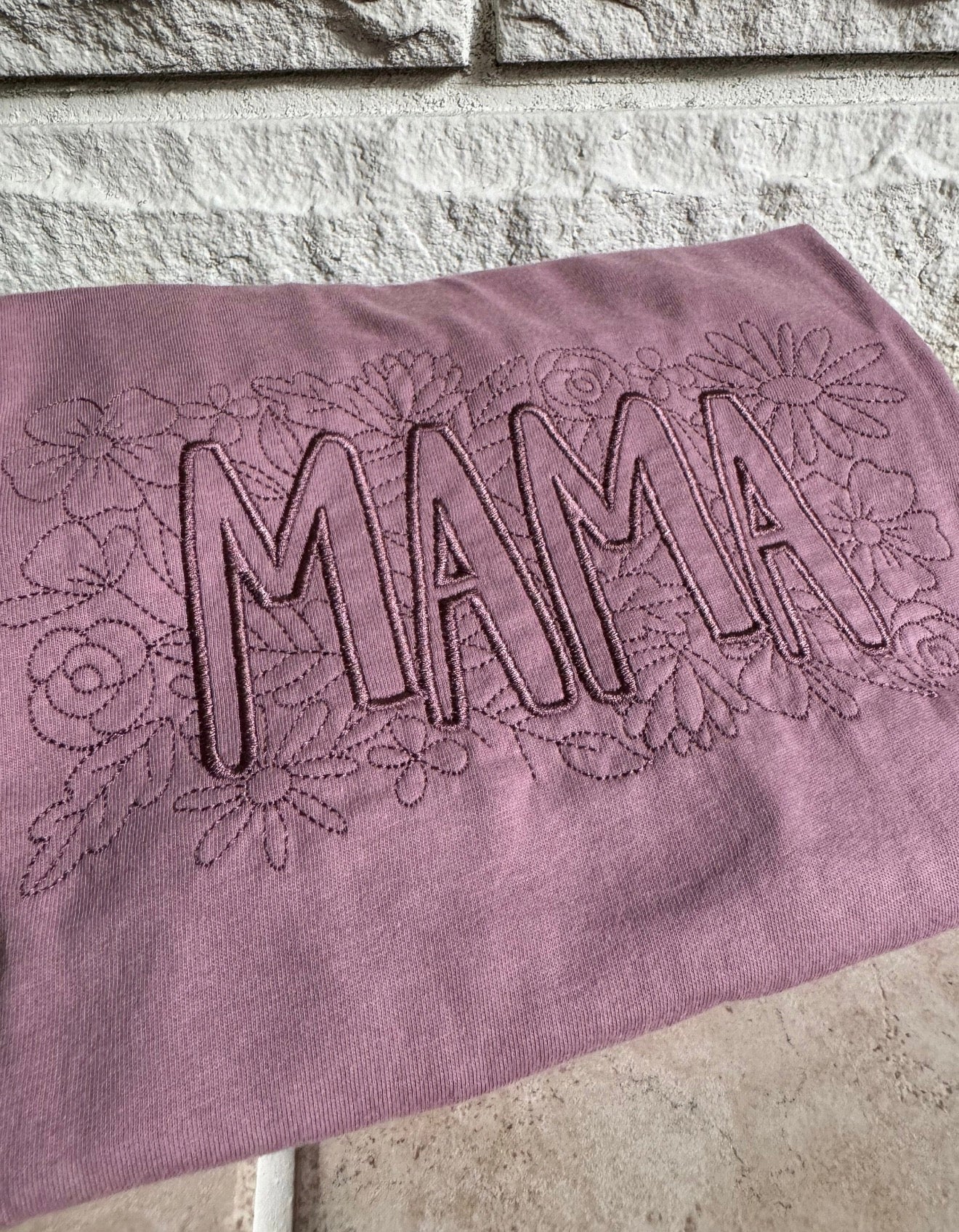 Floral Mama - Center Chest