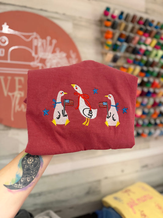 Patriotic Geese