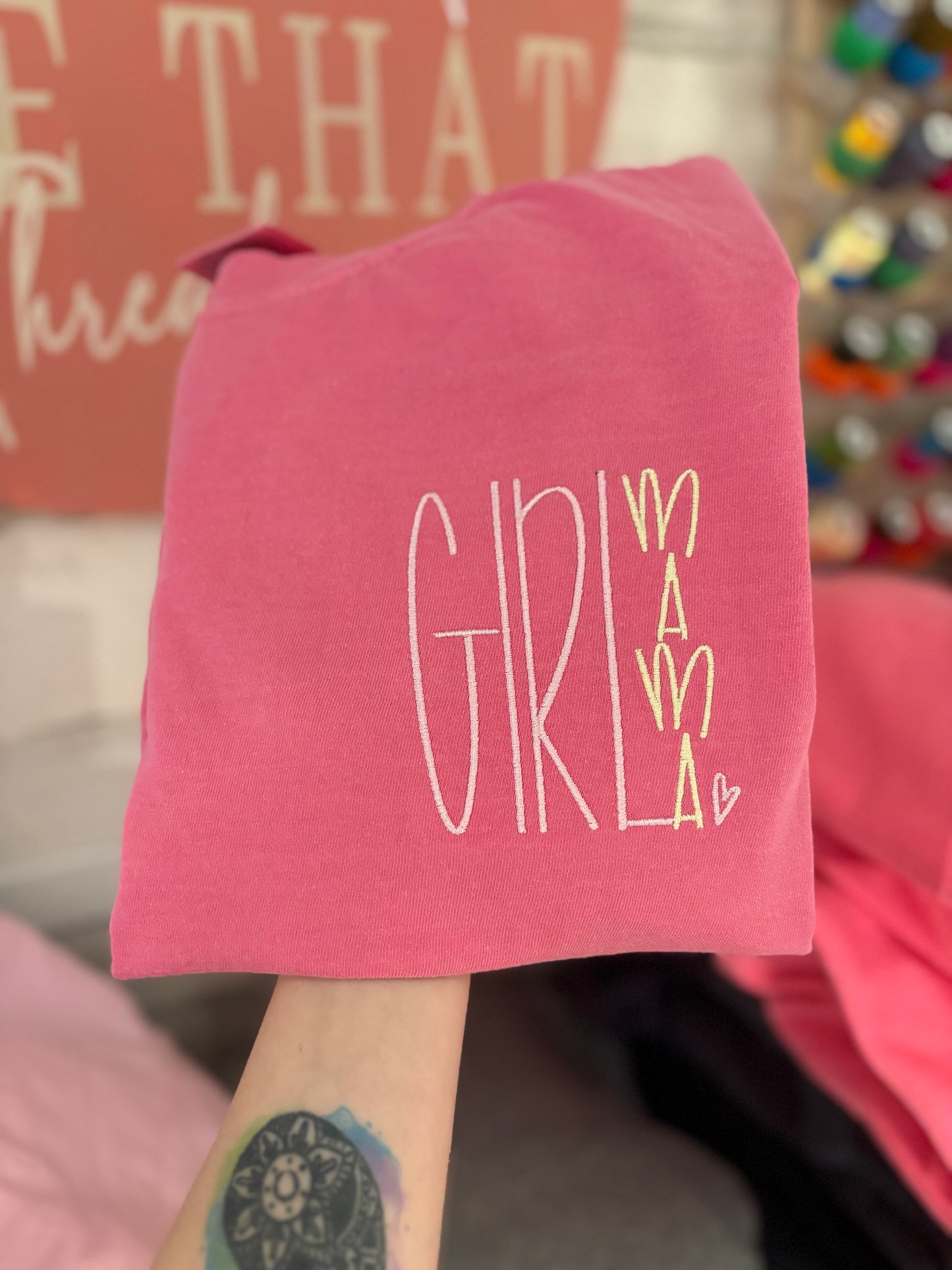 Girl Mama (Left chest)