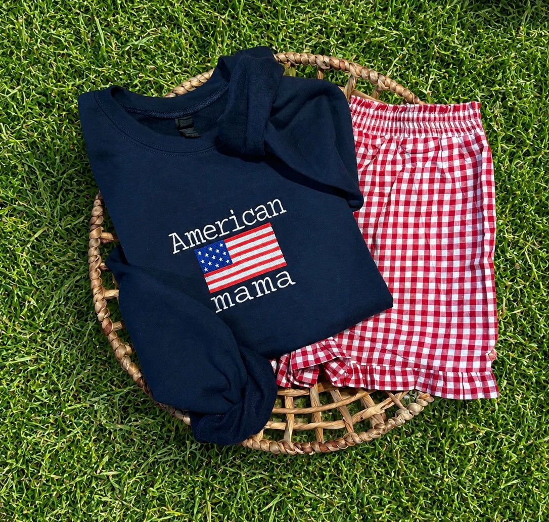 American Mama Navy Sweatshirt