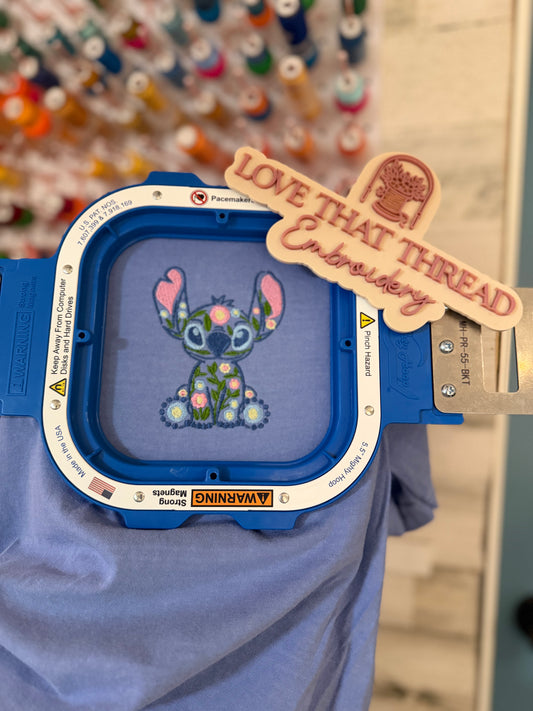 Floral Stitch — Left Chest