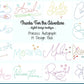 Toddler Autograph Stamp Design T-Shirt