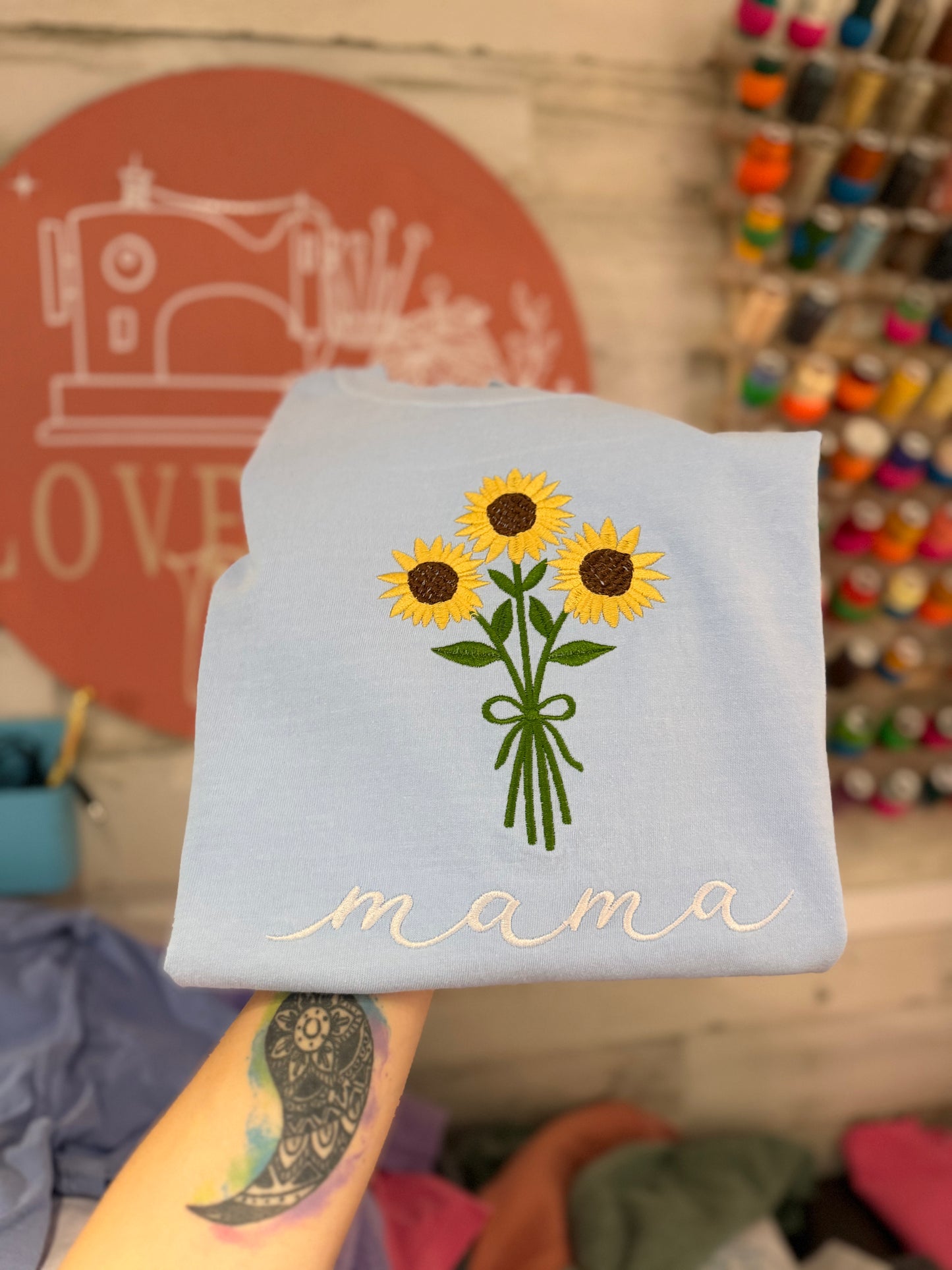 Custom Sunflower Design