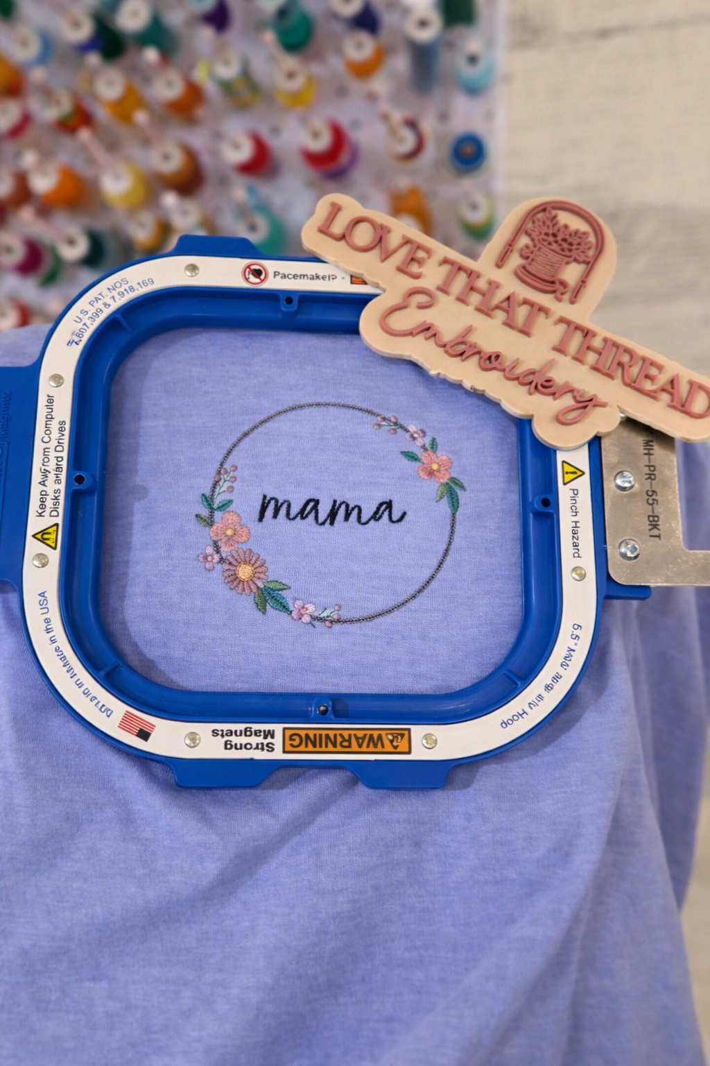 Personalized Floral Frame