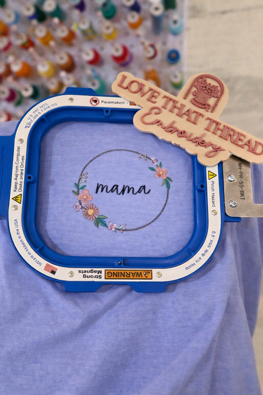 Personalized Floral Frame