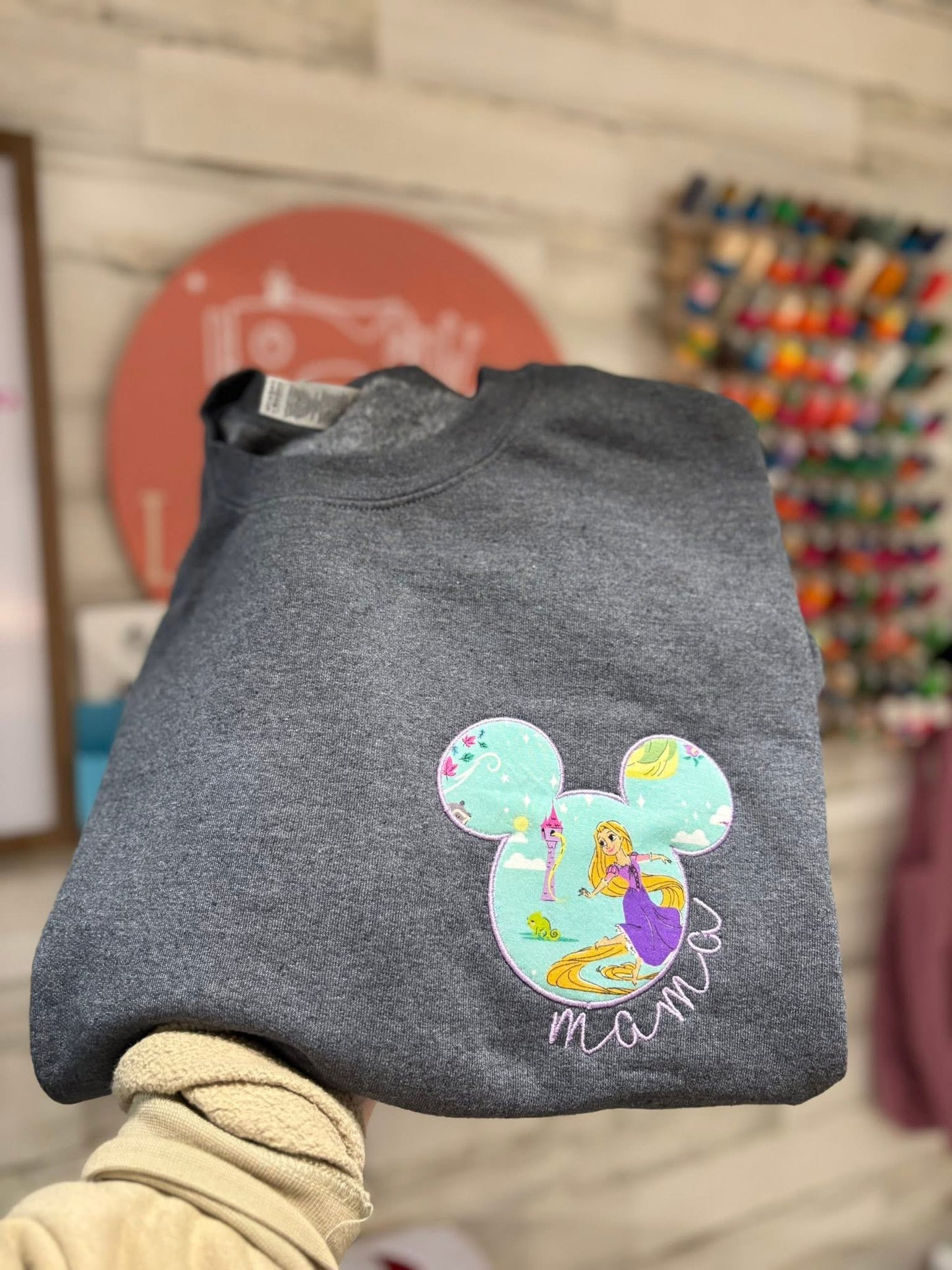 Mickey Head-Mama-Appliqué