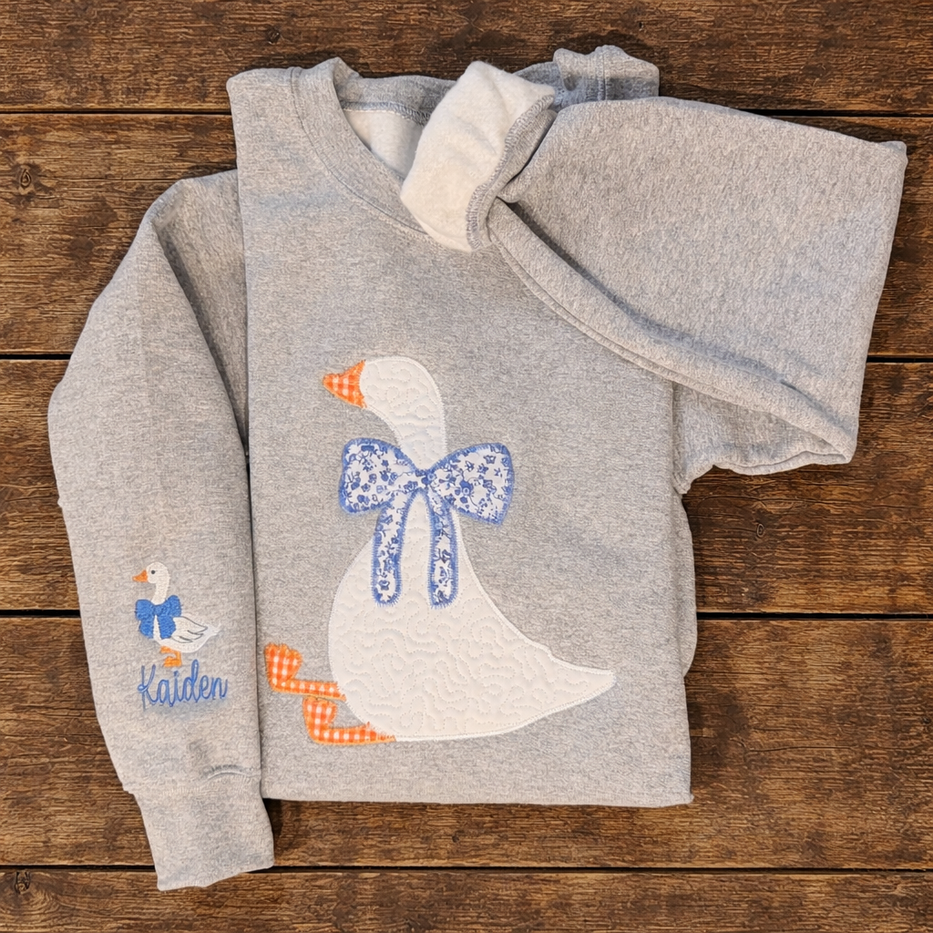 Personalized Quilted Goose