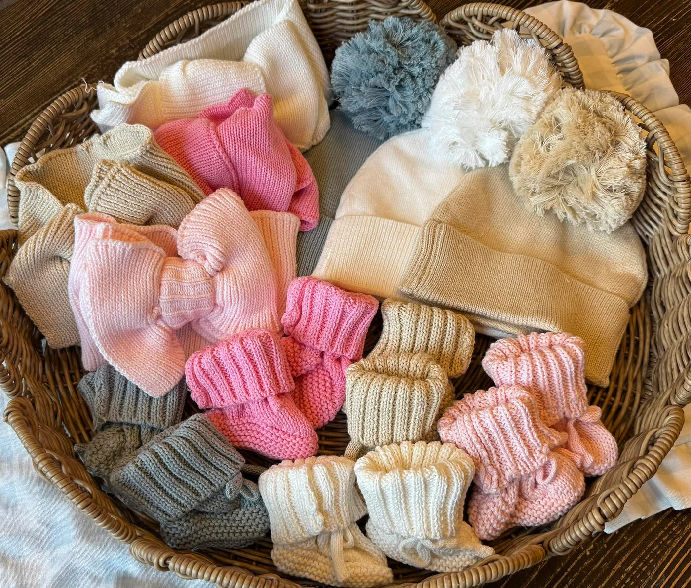 Knit Baby Booties