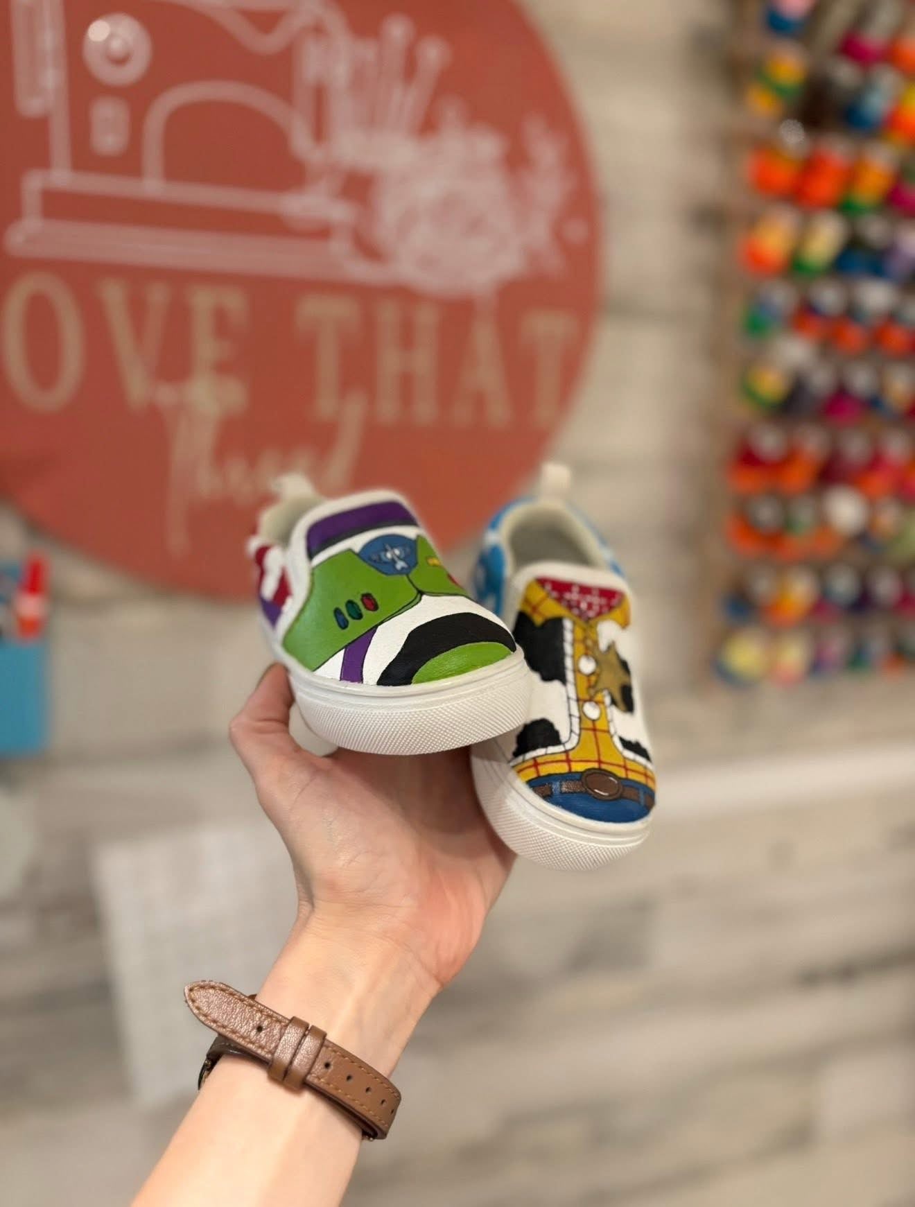 Toy Story Inspired Vans — Hand Painted