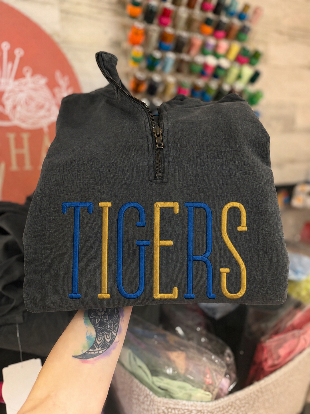 Custom Word 1/4 Zip
